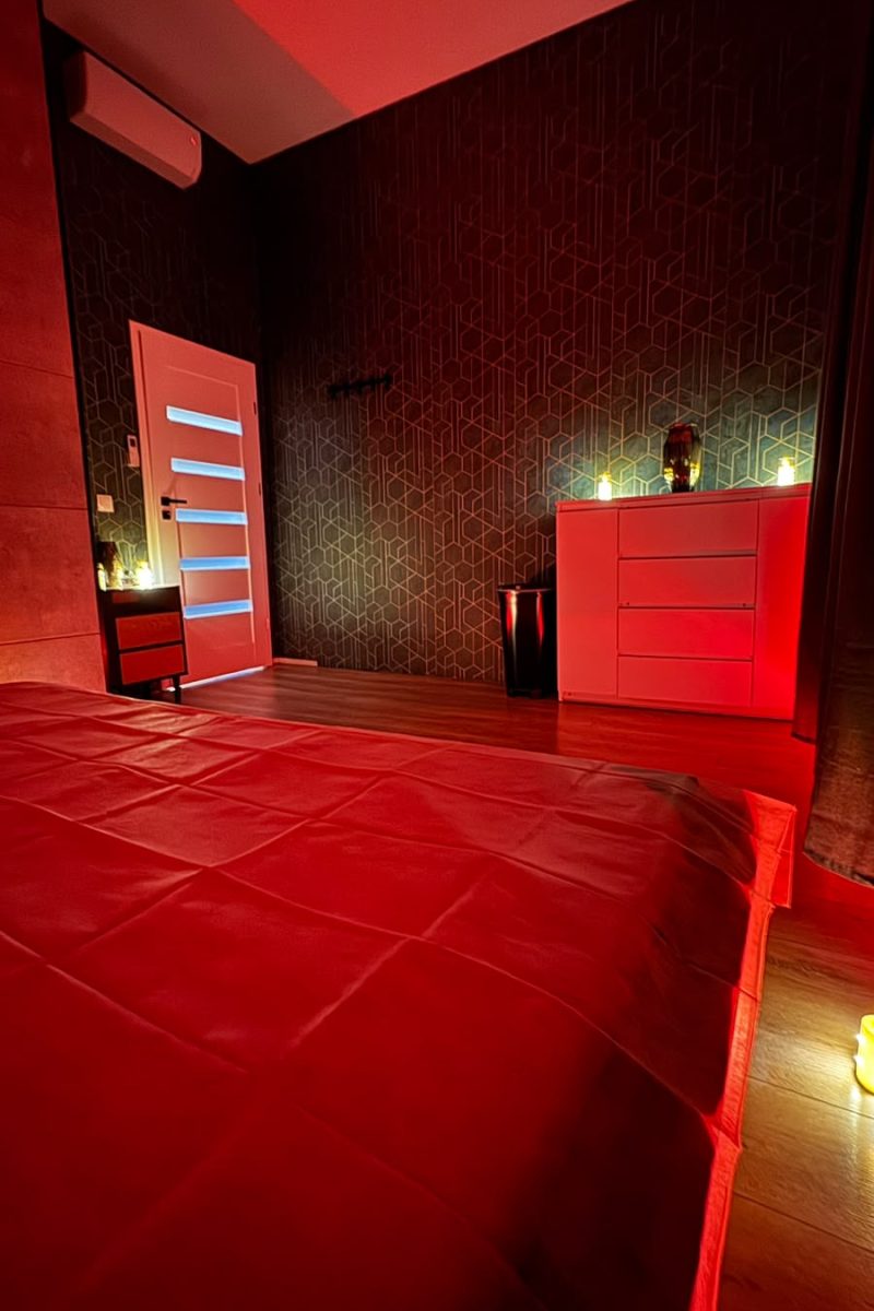Pokój masażu w salonie Divine Massage, Kraków Podgórze