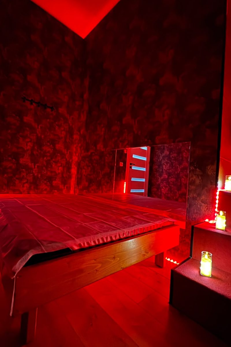Pokój masażu w salonie Divine Massage, Kraków Podgórze