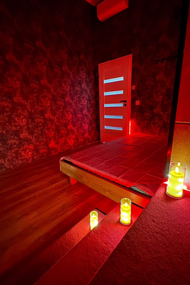 Pokój masażu w salonie Divine Massage, Kraków Podgórze